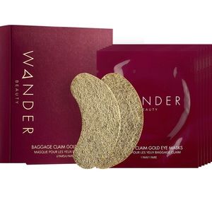 ✨Wander Beauty Baggage Claim Gold Eye Masks✨